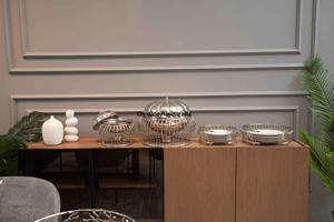 Premium Quality Stainless Steel Beautiful Luxury Chafing Dish Food Warmer Food <b>Heater</b> Chafer for Catering & Home USe - Product Image 6