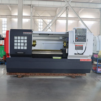 Tour CNC horizontal JORSEN CK6150 économique avec mandrin de précision à 4 mors et porte-outils automatique à 4 postes pour pièces métalliques