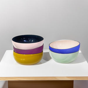 Cuenco de Lacado Ecológico Hecho a Mano en Vietnam, Artesanía Tradicional con Materiales Naturales para Uso Diario, VietnamCrafts LBW6001 - Product Image 4