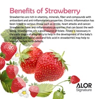 ALOR 100% Gevriesdroogde Gesneden Aardbeien Zoete Gedroogde Fruit 1kg Bulk Vacuümverpakking Natuurlijke Geschenkverpakking Klaar om te eten