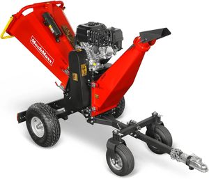 Nuevo Producto: Trituradora de Madera ZONSEN de 6 Pulgadas, 459cc, 15hp, Motor a Gasolina con Arranque Eléctrico, 4 Ruedas, con Barra de Remolque - Product Image 1