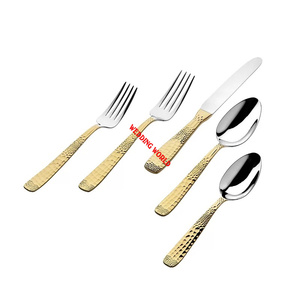 Cubiertos decorativos de metal de calidad superior y cubiertos de diseñador hechos a mano con estilo clásico al por mayor nuevos cubiertos de metal - Product Image 3