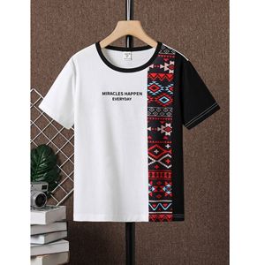 Camiseta de algodón 100% personalizada al por mayor para hombre, camiseta de manga corta con cuello redondo y estampado digital, camiseta blanca de corte regular para hombre - Product Image 4