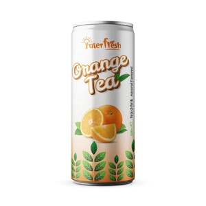 Bebidas al por Mayor, Bebida de Té de Naranja de 330 ml, Bebida de Frutas Tropicales OEM para Marcas de Tiendas de EE. UU./Canadá e Italia/España |   HACCP HALAL - Product Image 1