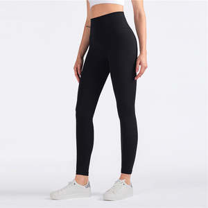 Wholesale Align Fabric <b>Leggings</b> for Women Tiktok Gym Fitness High Waisted <b>Butt</b> <b>Lift</b> Breathable Sport Yoga Pants - Product Image 4