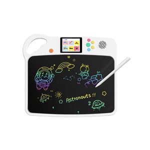 Cuscinetti per scrittura digitali LCD a doppio schermo per scrittura magica tavoletta penna stilo con scheda di apprendimento interattivo regalo per studenti dotati - Product Image 1