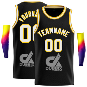 Maillots de basket-ball sans manches personnalisés avec impression par sublimation, respirants, à séchage rapide, antibactériens, pour adultes, vêtements d'équipe - Product Image 1