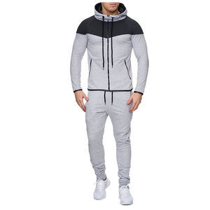 Ropa deportiva ajustada de alta calidad para hombre, conjunto de chándal de algodón 100% con costura de logotipo personalizado para deportes de invierno - Product Image 4