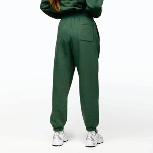 65% coton 35% polyester coupe décontractée polaire taille haute athlétisme Club pantalons de survêtement vert forêt femmes survêtement bas - Product Image 3