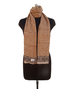 Étoles coton Bagru bloc imprimé sarong/écharpe colorant naturel à base de plantes respirant - Product Image 3