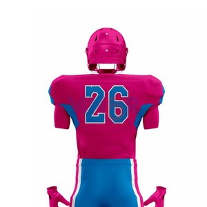 Conjuntos de uniformes de fútbol americano para hombre de alta calidad de diseño personalizado último estilo patrón liso ropa deportiva transpirable impresa - Product Image 5