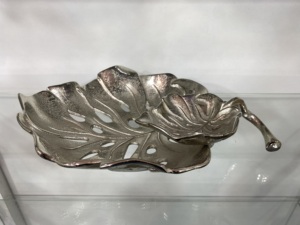 Bandeja de aluminio de diseño elegante para servir en el hogar y la cocina, bandeja para servir café, comida, desayuno, cena, bandeja para decoración de boda - Product Image 5