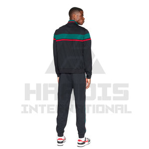 Haute qualité hommes vêtements de sport survêtement 100% coton hommes survêtement personnalisé avec votre propre Logo Design Streetwear survêtement pour hommes - Product Image 3