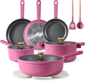 <span class=keywords><strong>Nouvelle</strong></span> Arrivée Offre Spéciale – Batterie de <span class=keywords><strong>Cuisine</strong></span> 11 Pièces en Aluminium Antiadhésive pour Induction, Casseroles et Poêles Antiadhésives pour <span class=keywords><strong>la</strong></span> <span class=keywords><strong>Cuisine</strong></span> - Product Image 1