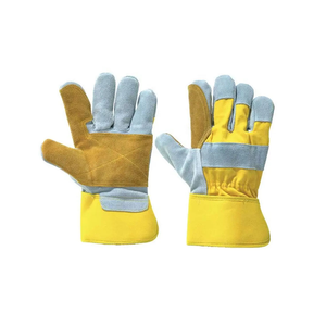 Gants de travail en cuir de vachette fendu EN420 Gants de sécurité certifiés pour les travaux industriels et de construction à risque moyen - Product Image 6