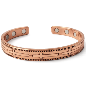 <b>Gift</b> Bracelet Ayurvedic Jewelry Copper Bracelet <b>for</b> Men and Women Copper Bracelet Handmade Hammered Copper Bracelet Anniversary - Product Image 1