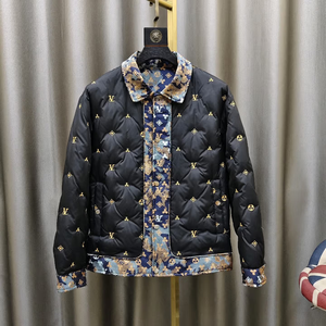 Abrigo Informal de Otoño para Hombre, con Bolsillos de Botones, Tejido Acolchado, Impermeable, con Cremallera, Reversible y Elegante - Product Image 4