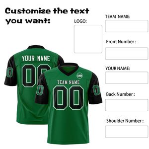 Fabricant de maillots de football américain personnalisés avec maillot de football par sublimation au design à la mode - Product Image 4