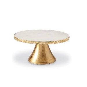 Modern Round Wedding Decoration Mable <b>Cake</b> Display <b>Stand</b> <b>Set</b> White Birthday Marble <b>Cake</b> <b>Stand</b> Marble Base - Product Image 6