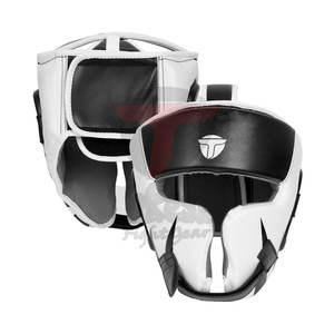 อุปกรณ์ป้องกันศีรษะสำหรับผู้ใหญ่คุณภาพสูง ทำจากหนัง พกพาสะดวก สำหรับกีฬาชกมวย MMA ฝึกซ้อม  รับสั่งทำสีและโลโก้  TAKESHI FIGHT GEAR TFG-302 - Product Image 2