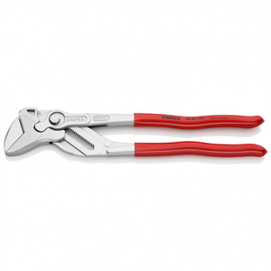 Clé à molette Knipex chromée avec poignées gainées de plastique pour usage domestique et professionnel - Product Image 2