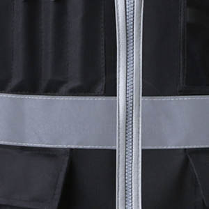 Chaleco de trabajo de poliéster de alta visibilidad al mejor precio en línea con logotipo personalizado e impresión características transpirables servicios OEM y ODM - Product Image 5