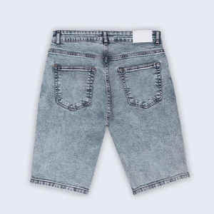 กางเกงยีนส์ขาสั้นผู้ชายขายส่ง ยืดได้ ทรงปกติ สไตล์สตรีทแวร์ รุ่น 2026 - Product Image 6