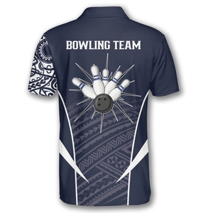 เสื้อโบล์ลิ่งพร้อมสำหรับทัวร์นาเมนท์พร้อมประสิทธิภาพการระบายความร้อนโพลีเอสเตอร์สีที่คมชัดและการปรับแต่งได้เต็มรูปแบบสำหรับทีมใดๆ - Product Image 3