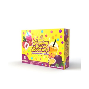 Tout nouveau Kit Boba instantané à la fraise à la mangue Hong Da Ma avec ingrédients aromatiques 120g - Product Image 1