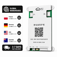 Sistem Manajemen Baterai (BMS) JKBMS 100A Jikong JK-BD6A24S10P Lifepo4 Lithium Ion Pack BT untuk 4S 8S 12V 24V 100A
