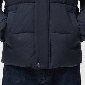 Chaqueta de Invierno Acolchada para Hombre, Cierre de Cremallera, Corte Regular, Color Sólido, Informal, Tendencia 2026, Alta Calidad - Product Image 5