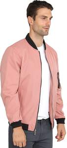 Primavera Full Zip up Stand Collar Casual Coat Windbreaker Hombres Ligero Vuelo Bomber Jacket - Product Image 3
