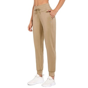 Pantalon de survêtement respirant personnalisé avec poches pour femmes, vêtements de fitness, pantalon de jogging, 2023 - Product Image 4