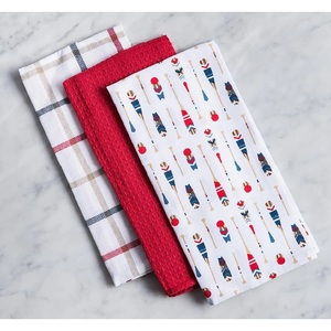 Custom Printed Digital Cotton <b>Kitchen</b> Embroidery Tea Towel Export Wholesale Logo Printing Animal Print <b>Kitchen</b> Towels - Product Image 1