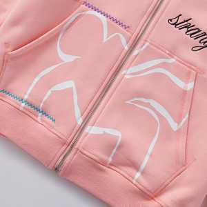 Sweats à capuche personnalisés avec fermeture éclair et impression bouffante Nouvel hiver Streetwear pour hommes Sweats à capuche avec fermeture éclair complète Sweats à capuche thermiques de haute qualité - Product Image 6