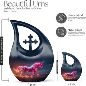 Unicorn Metal <b>Urn</b> <b>for</b> <b>Ashes</b> Women Cremation <b>Urns</b> <b>for</b> <b>Human</b> <b>Ashes</b> Mini <b>Urns</b> Adult Male Man <b>Small</b> <b>for</b> <b>Human</b> <b>Ashes</b> Custom Size - Product Image 2