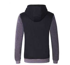 Sweat à capuche 2 couleurs Sweat à capuche pour hommes avec sweat personnalisé Couverture graphique sans fermeture éclair Sweat à capuche pour hommes - Product Image 2