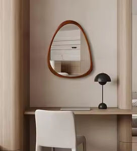 Azora Industries Top vente Miroir en bois moderne de haute qualité avec cadre en bois élégant Miroir mural pour salle de bain très demandé - Product Image 5
