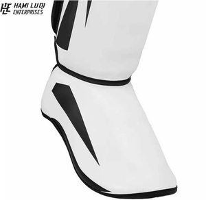 Protections de tibia professionnelles pour hommes en cuir épais, protections de combat Muay Thai, vente en gros, protection MMA - Product Image 4