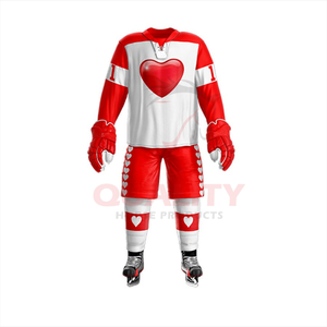 Ensemble d'uniformes de hockey sur glace haute performance comprenant un maillot et un pantalon en tissu respirant pour plus de confort et de mobilité à vendre - Product Image 6