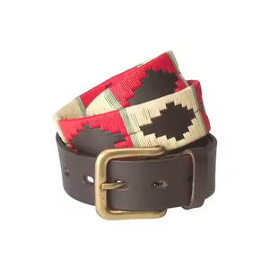 เข็มขัดหนังโปโลสำหรับขี่ม้าปรับแต่งได้เข็มขัดหนังปักลายหนังแบบหัวเข็มขัดด้านบนอุปกรณ์สำหรับการขี่ม้า - Product Image 4