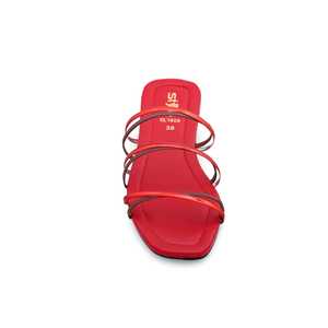 <b>Red</b> Sports Casual <b>Slipper</b> CL1608 - Product Image 1