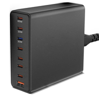 Bloc chargeur USB C 200W, station de charge rapide USB C 8 ports GaN III PPS PD 65W, adaptateur de chargeur pour ordinateurs portables et téléphones portables