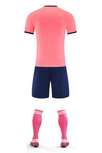 Vente en gros de vêtements de sport de football pour tout-petits roses maillot de football Impotd tissu maille polo avec services OEM maillot de football maillot de football - Product Image 6
