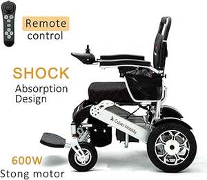 Nueva silla de ruedas eléctrica de motor sin escobillas Plegable ligera - Product Image 3