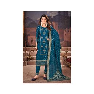Suministro directo de fábrica Impreso Rayón 3 piezas Kurti Pant con Dupatta para mujeres Ropa étnica de la India - Product Image 1