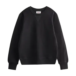 Sweat-shirt en molleton à demi-zip en coton pour homme, design brodé, couleur et taille personnalisées, écologique, respirant, vêtements d'automne - Product Image 3