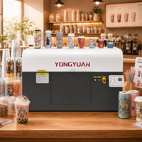 Impresora UV Rotativa de Alta Velocidad de 360 Grados para Botellas de Plástico, Máquina de Impresión Cilíndrica, Impresión Directa a Objetos, CMYKW, Barniz