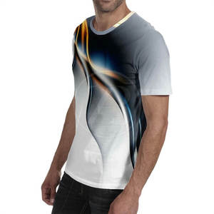 Sublimación Camiseta Poliéster Hecho Slim Fit Sublimación Camiseta Venta al por mayor Precio razonable Sublimación Camisetas - Product Image 2