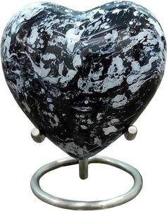 Nouvelle urne de crémation décorative unique en forme de cœur fabriquée en inde Top Supply for Funeral Accessories Wholesale Unique Memorial Urn - Product Image 6